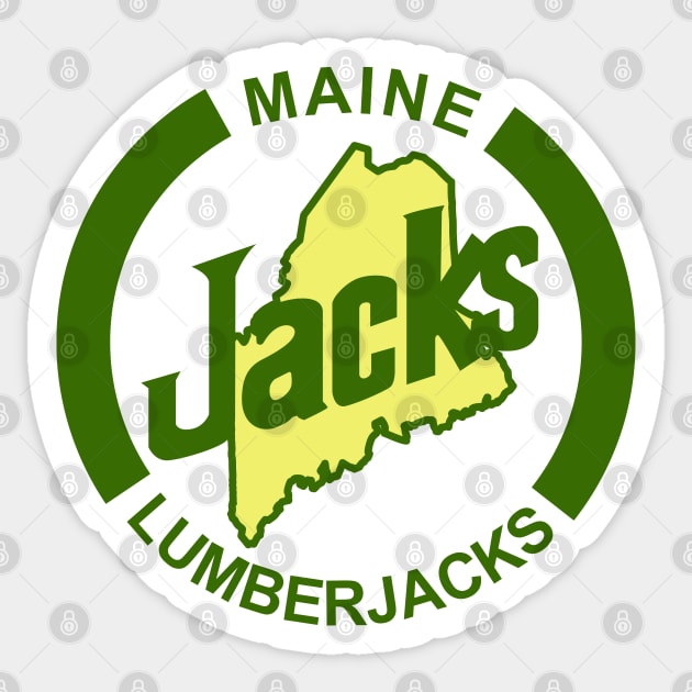 DEFUNCT - Maine Lumberjacks CBA Sticker by LocalZonly